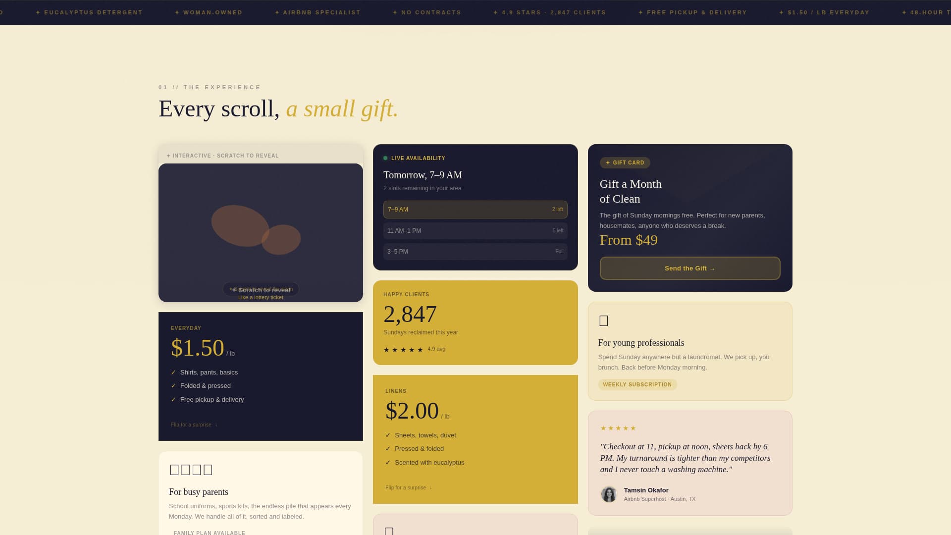 Press — Refined Dry Cleaning Landing Page Template
