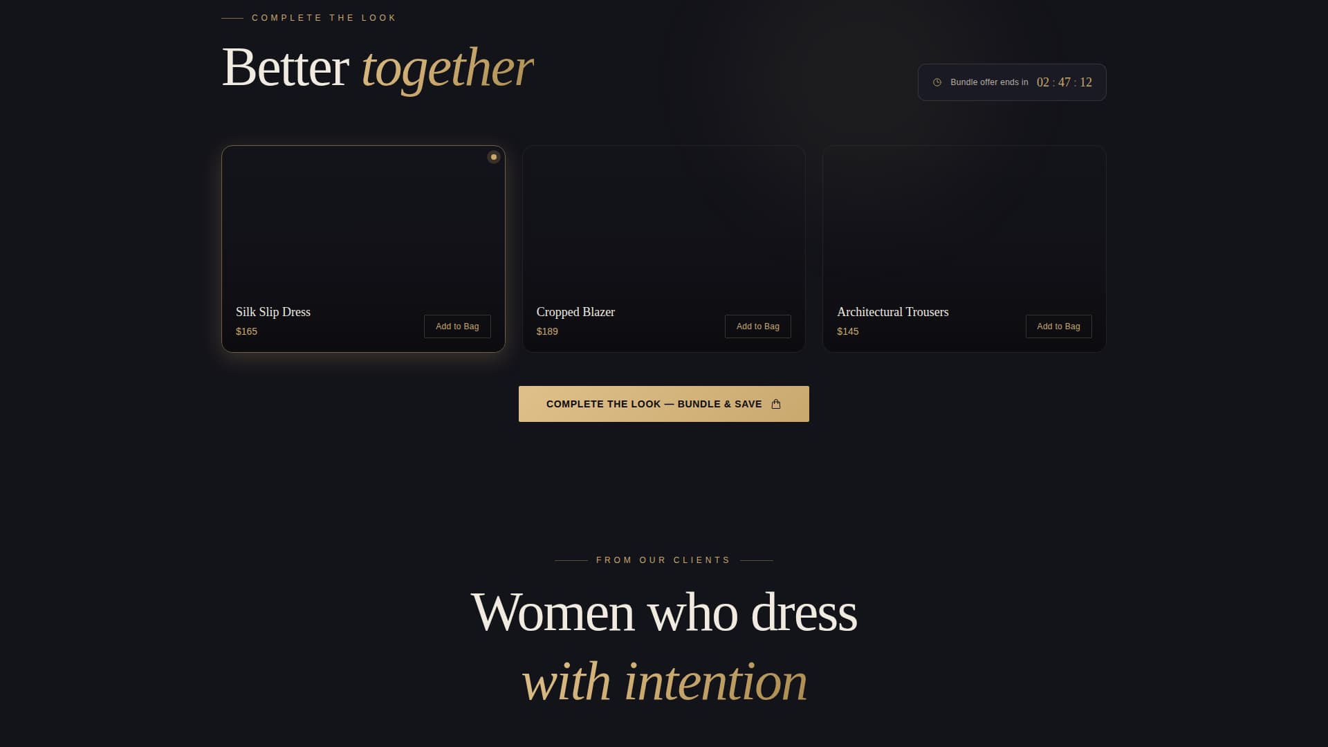 Drape - Elegant Fashion Landing Page Template