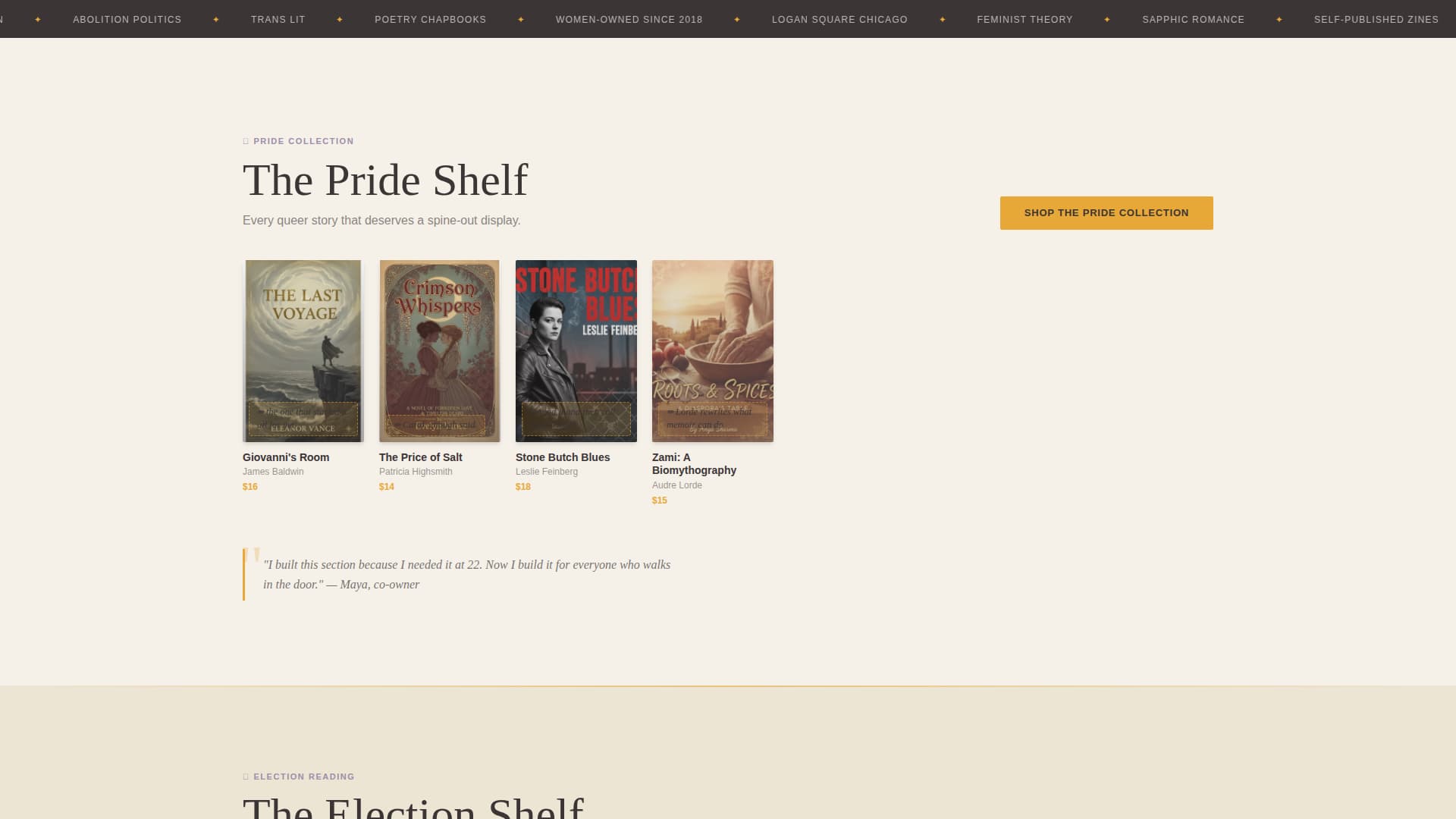 Women-Owned Business Booking Website Template