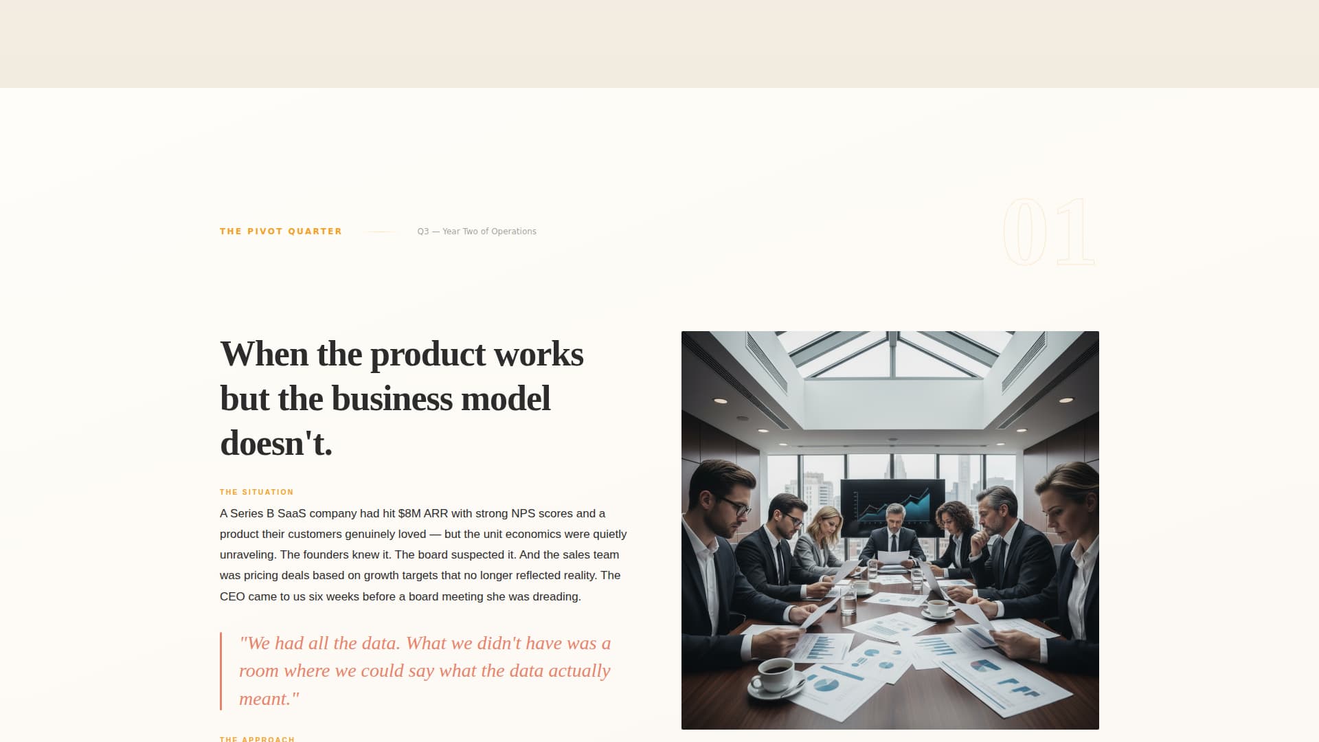 Counsel - Bold Consulting Landing Page Template