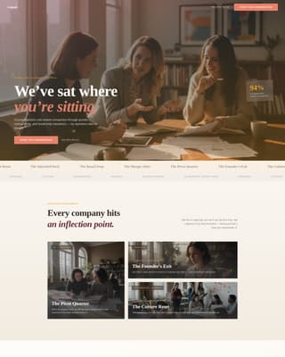 Counsel - Bold Consulting Landing Page Template