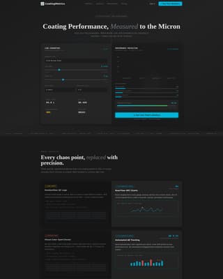 Paint & Coatings Vertical SaaS Pricing Website Template