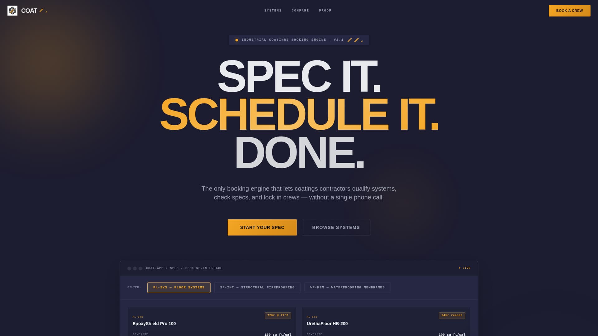 Coat - Powerful Coatings Landing Page Template