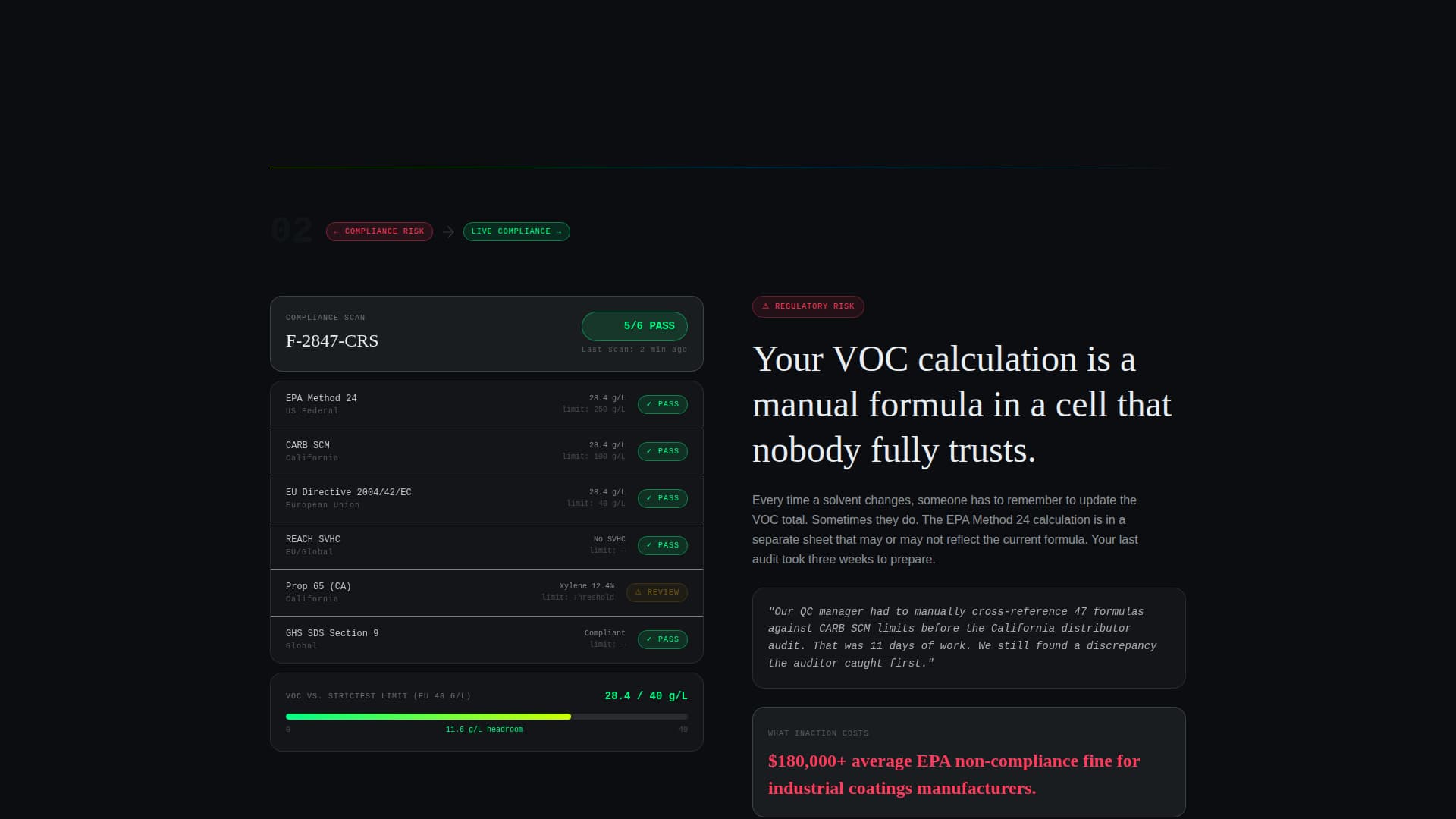 Coat - Precision Coatings Landing Page Template