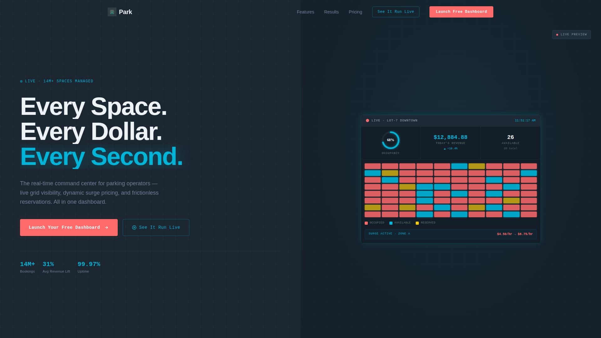 Park - Powerful Parking Landing Page Template