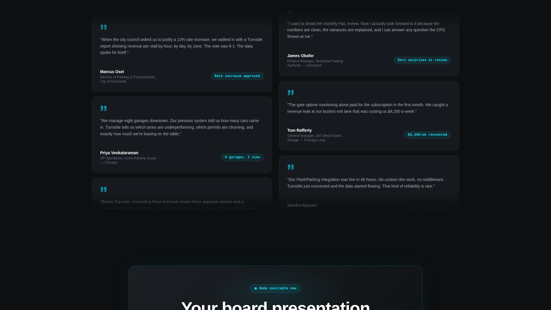Turnstile - Dynamic Parking Landing Page Template
