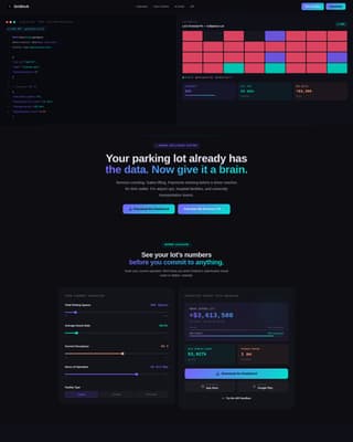 Parking Vertical SaaS Cost Calculator Website Template