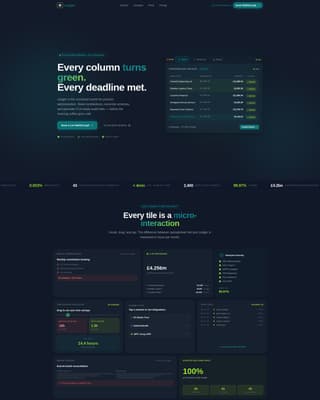Ledger - Precision Pension Landing Page Template