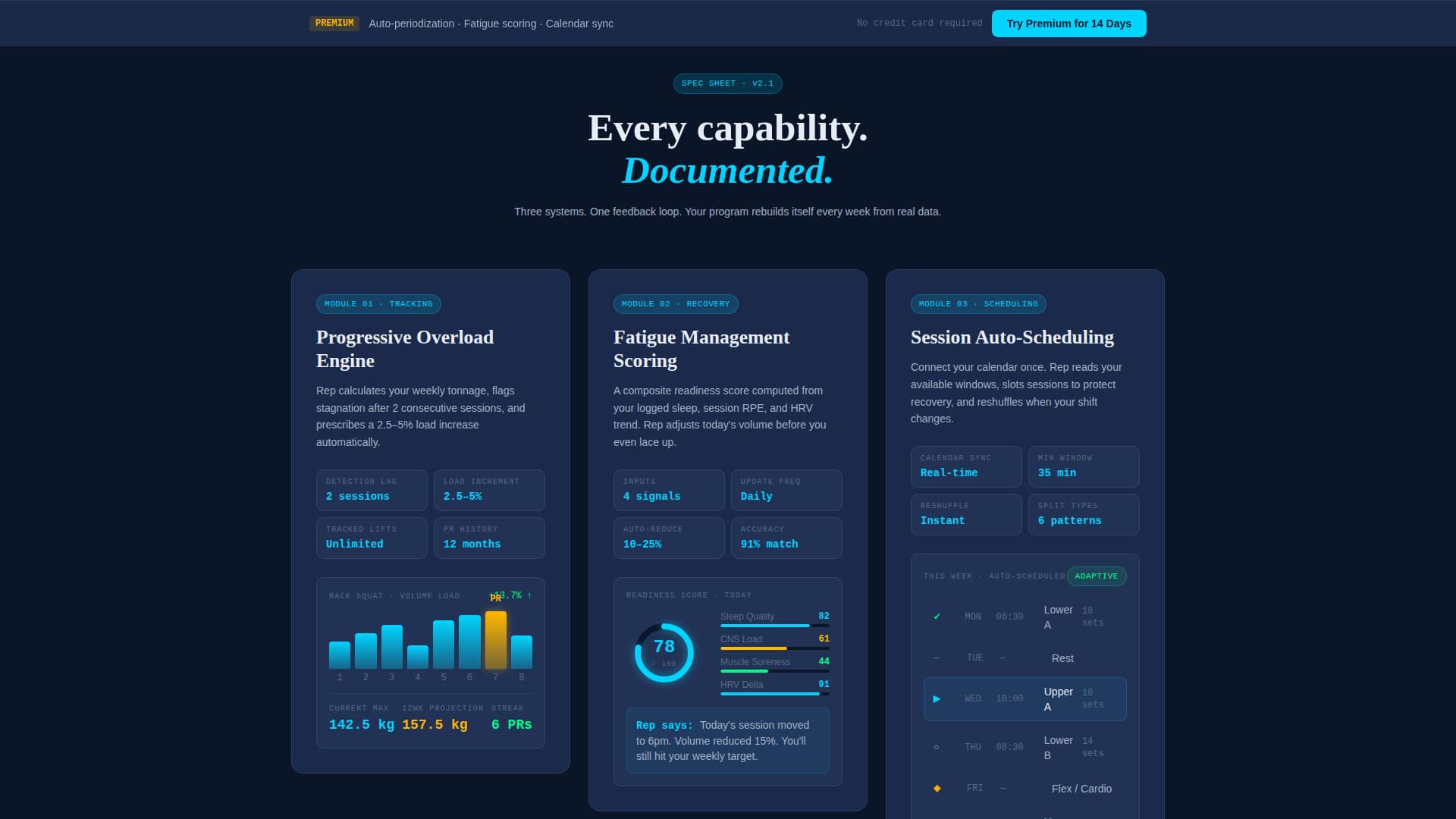 Rep - Powerful Personaltraining Landing Page Template