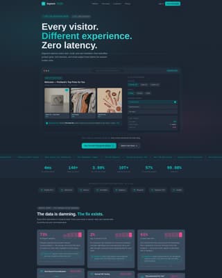Segment - AI-Powered Personalization Landing Page Template