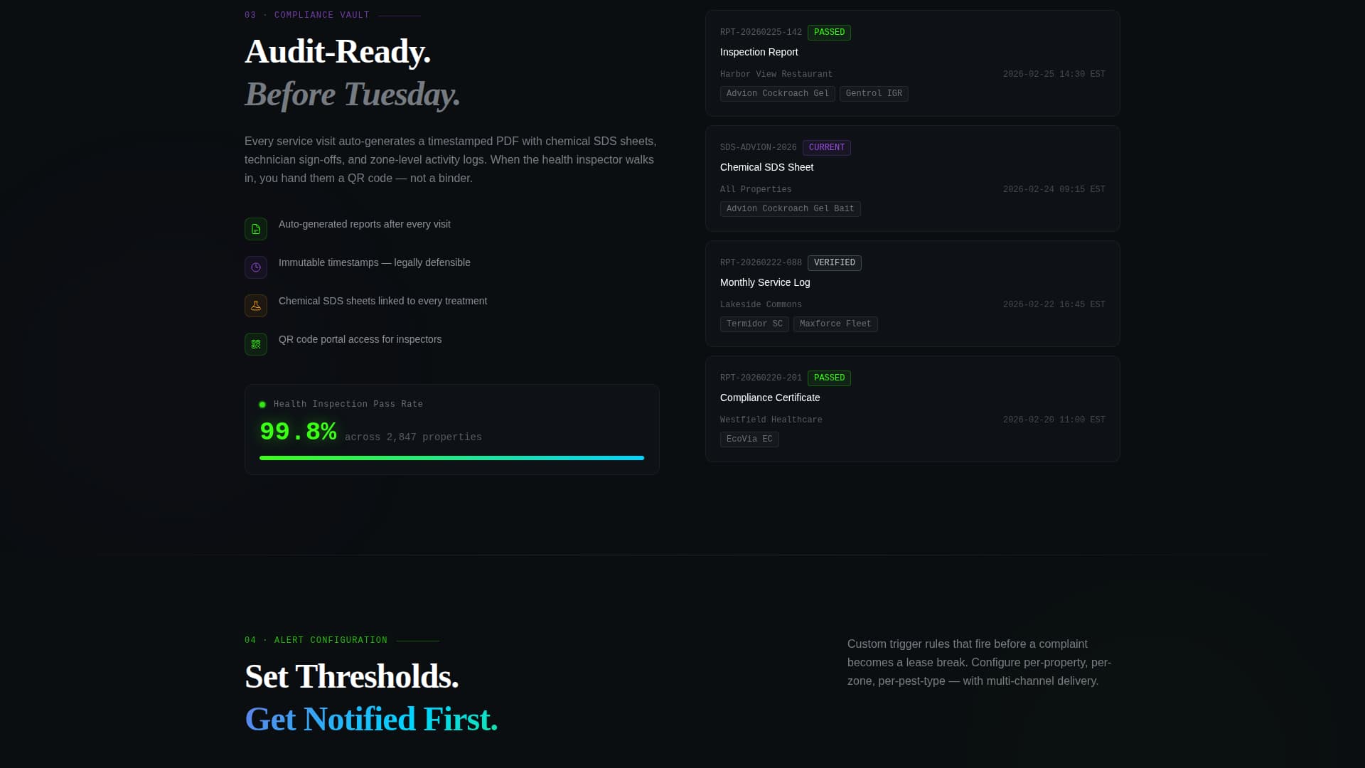 Exterminate - Intelligent Pestcontrol Landing Page Template