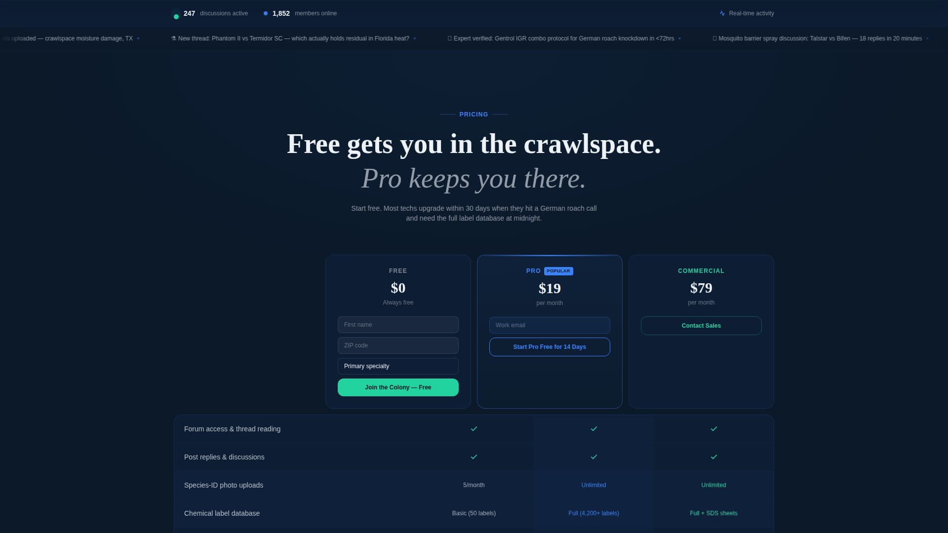 Pest - Modern Control Landing Page Template