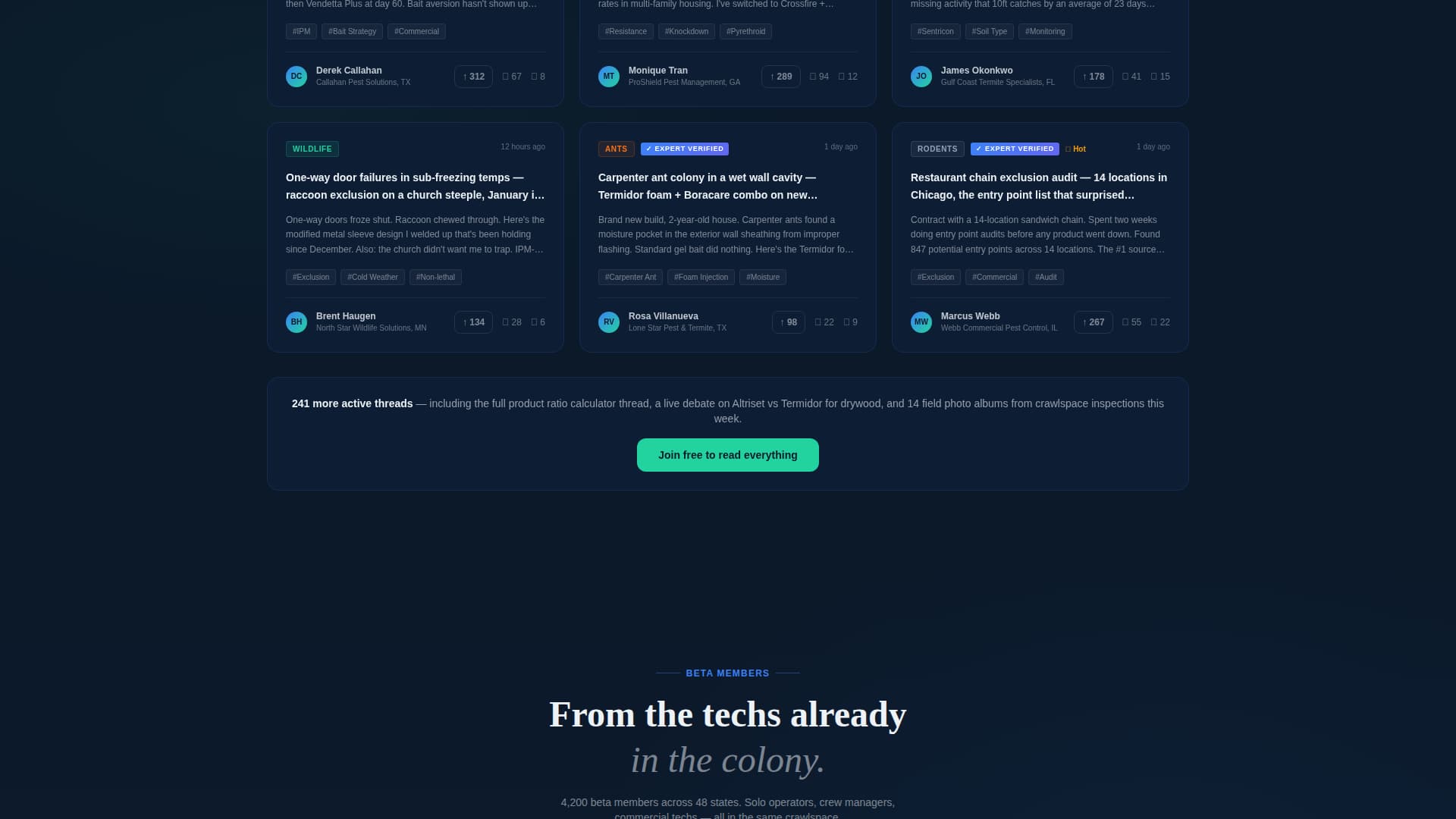 Pest - Modern Control Landing Page Template