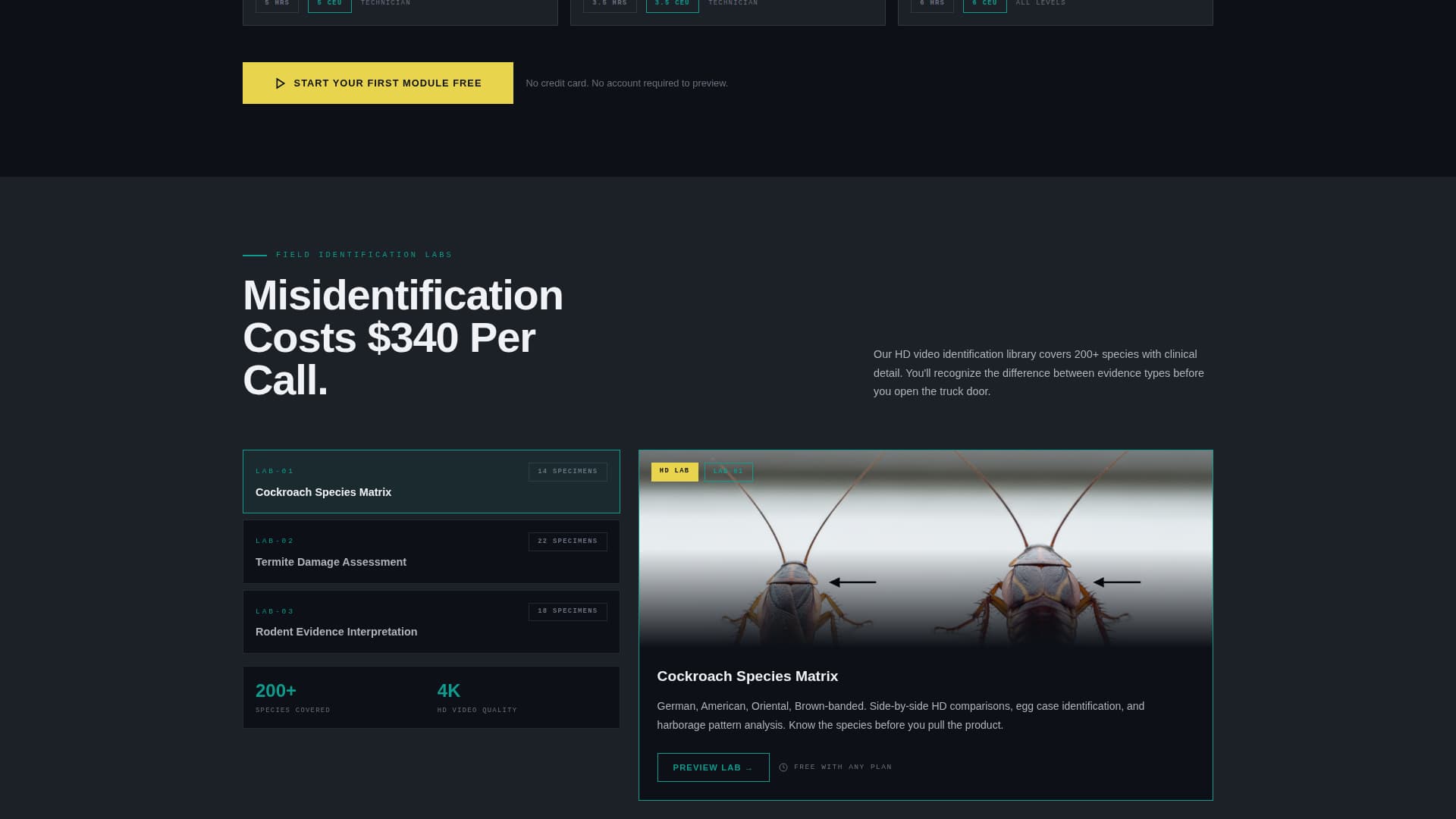 Eradicate — Certified Pest Control Services Landing Page Template