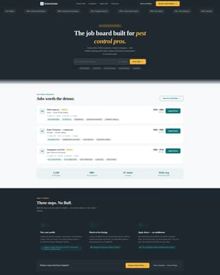 Eliminate — Effective Pest Management Landing Page Template
