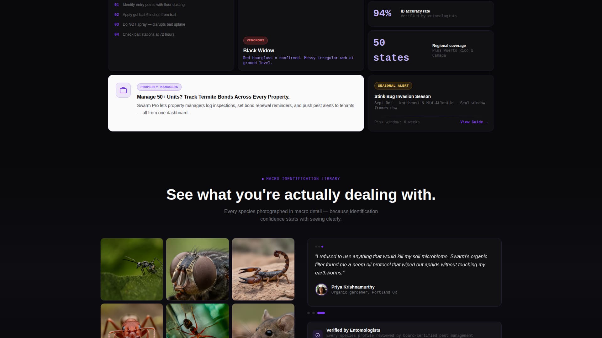 Eliminate — Advanced Pest Management Landing Page Template