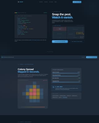 Swarm - Intelligent Pestcontrol Landing Page Template
