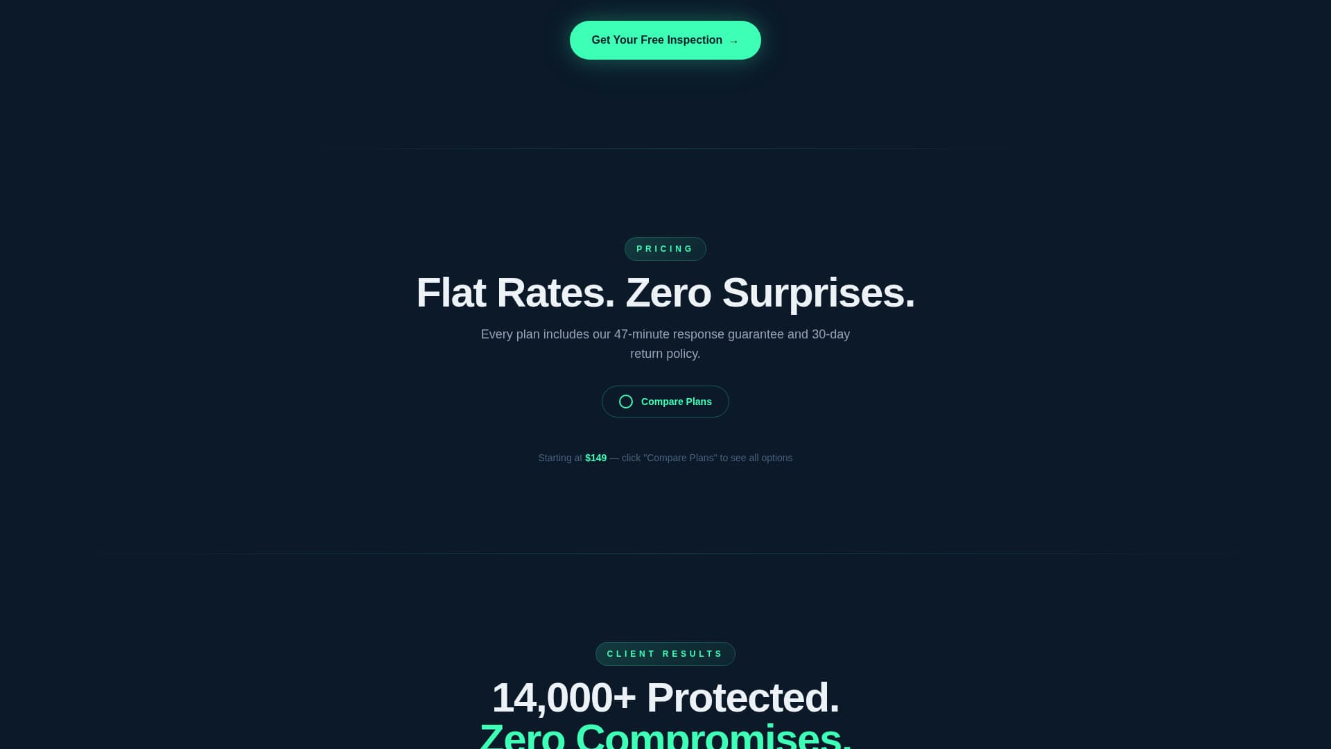 Guard — Professional Pest Control Landing Page Template