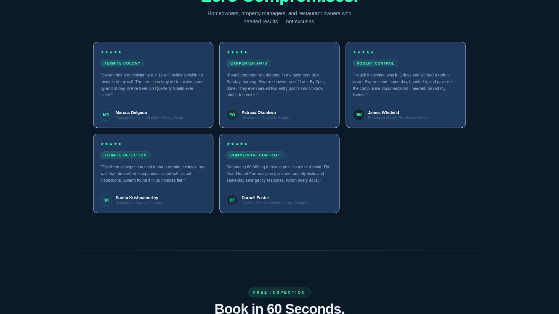 Guard — Professional Pest Control Landing Page Template