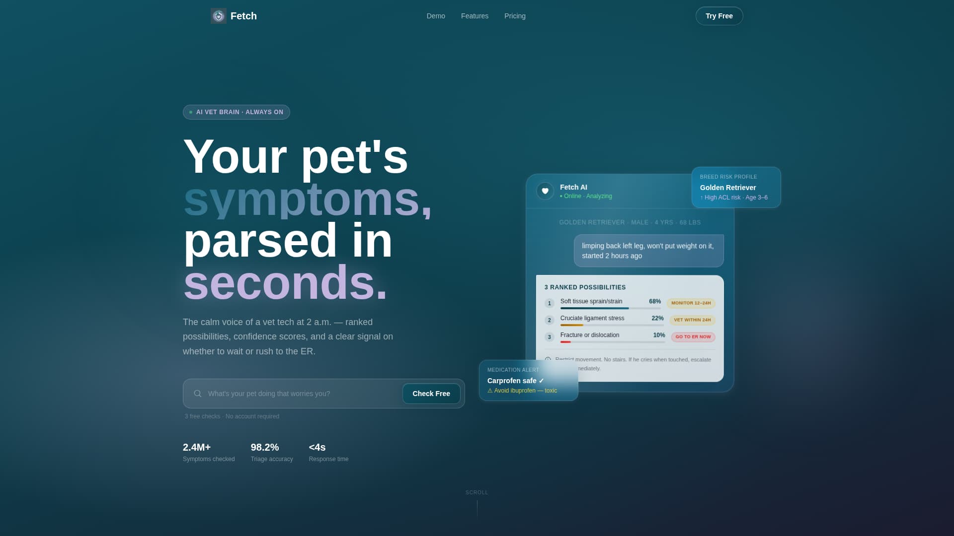 AI for Pet Care Reviews Website Template