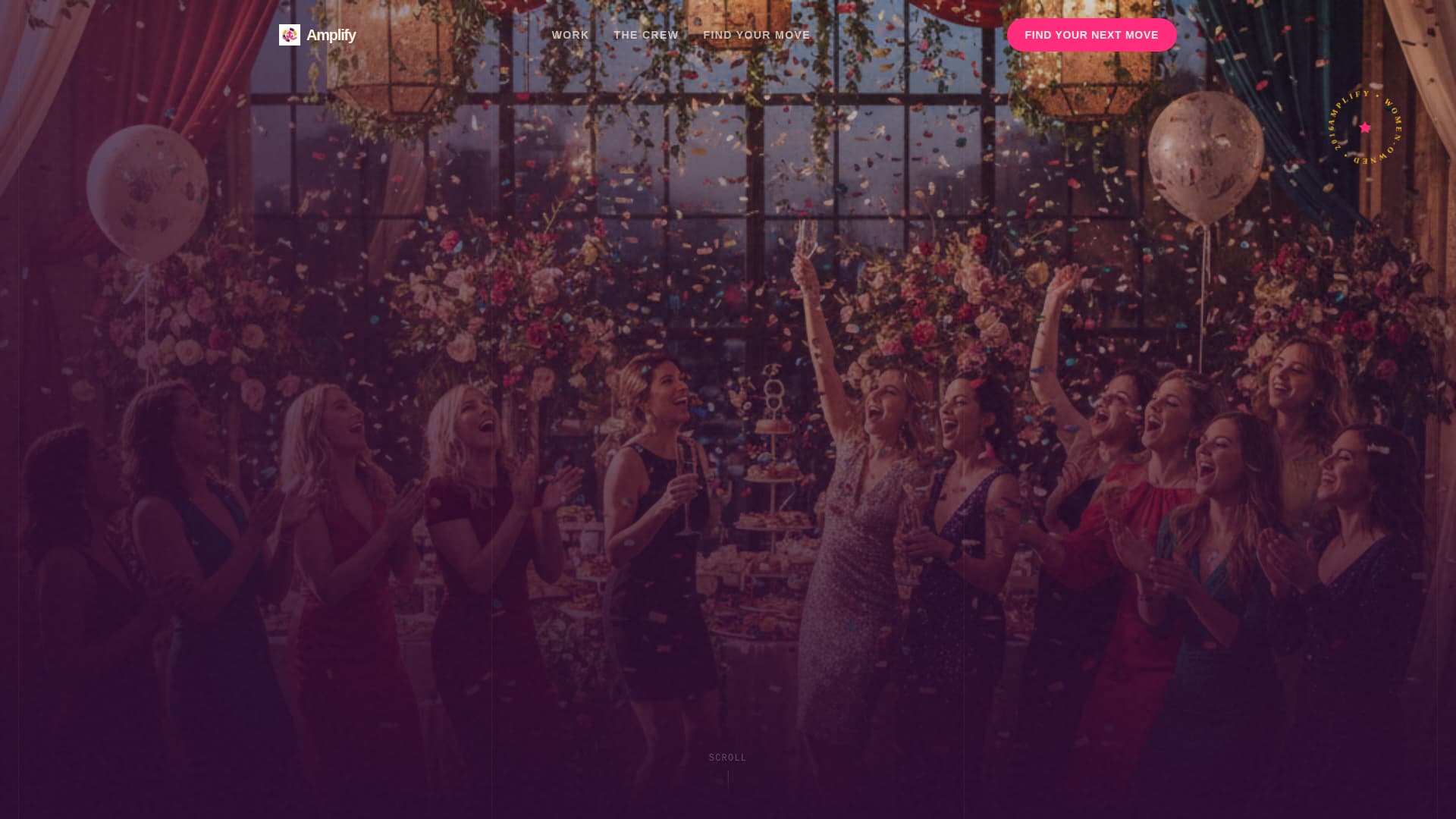 Amplify - Bold Womenowned Landing Page Template
