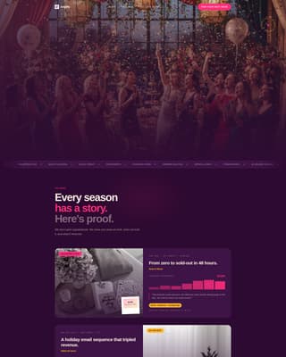 Amplify - Bold Womenowned Landing Page Template