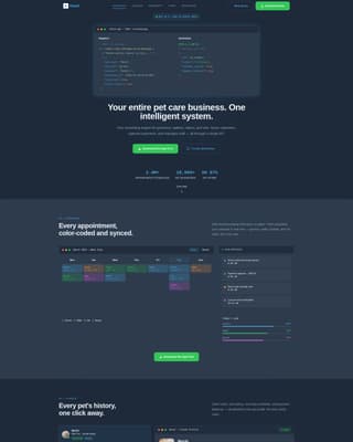 Fetch - Powerful Petcare Landing Page Template