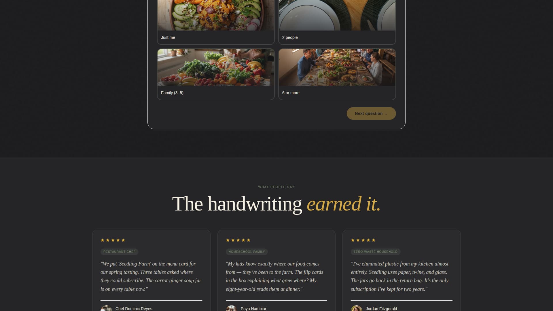 Seedling - Artisan Farmtodoor Landing Page Template