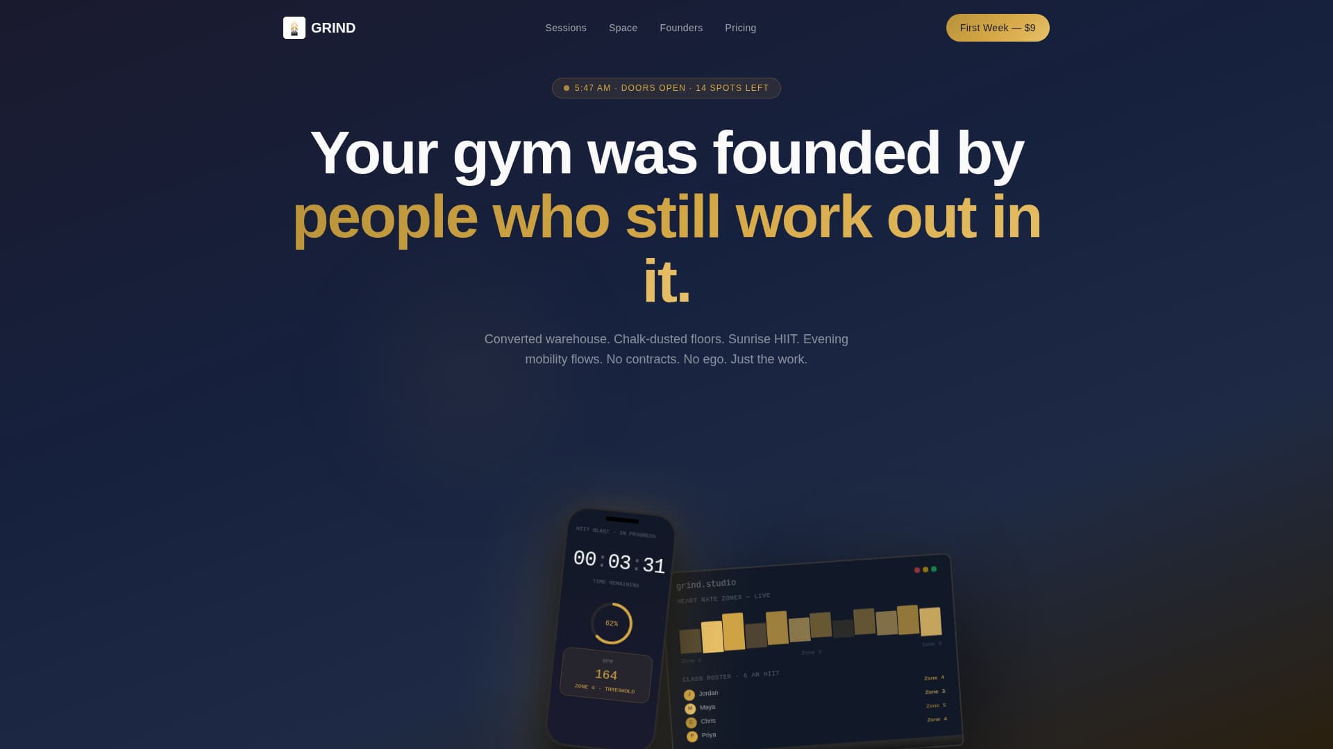 Burn — Intensity CrossFit Landing Page Template