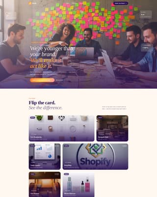 Hustle - Bold Youthmarketing Landing Page Template