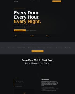 Shield - Trusted Security Landing Page Template