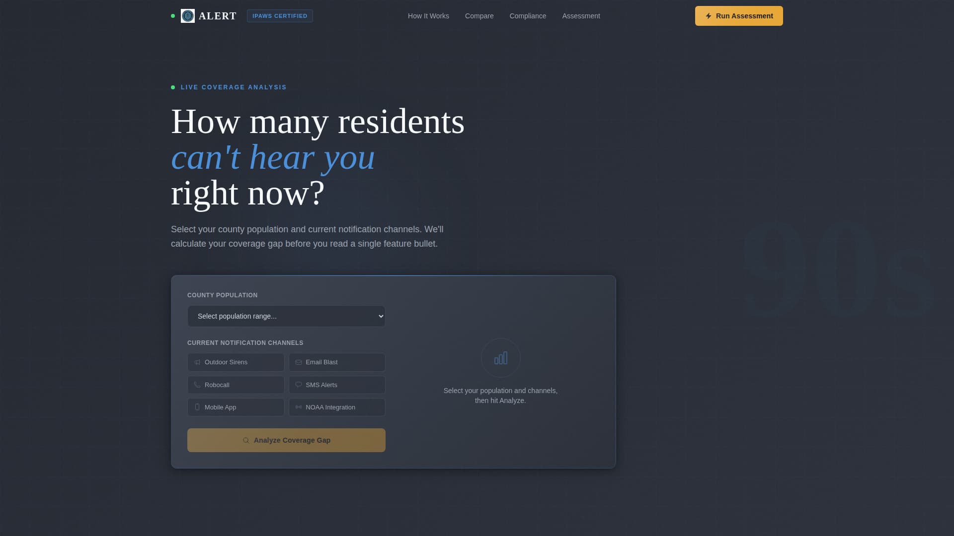 Alert - Powerful Emergencycommunication Landing Page Template