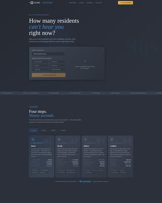 Alert - Powerful Emergencycommunication Landing Page Template