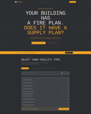 Stockpile - Precision Emergencypreparedness Landing Page Template