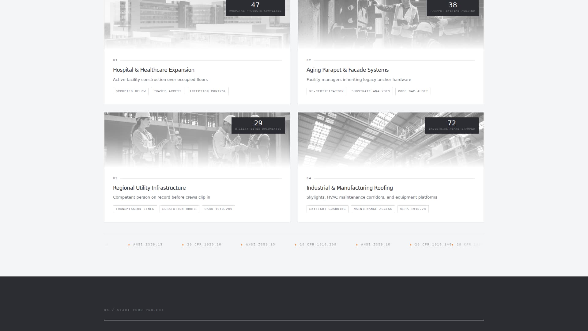 Harness - Authoritative Fallprotection Landing Page Template