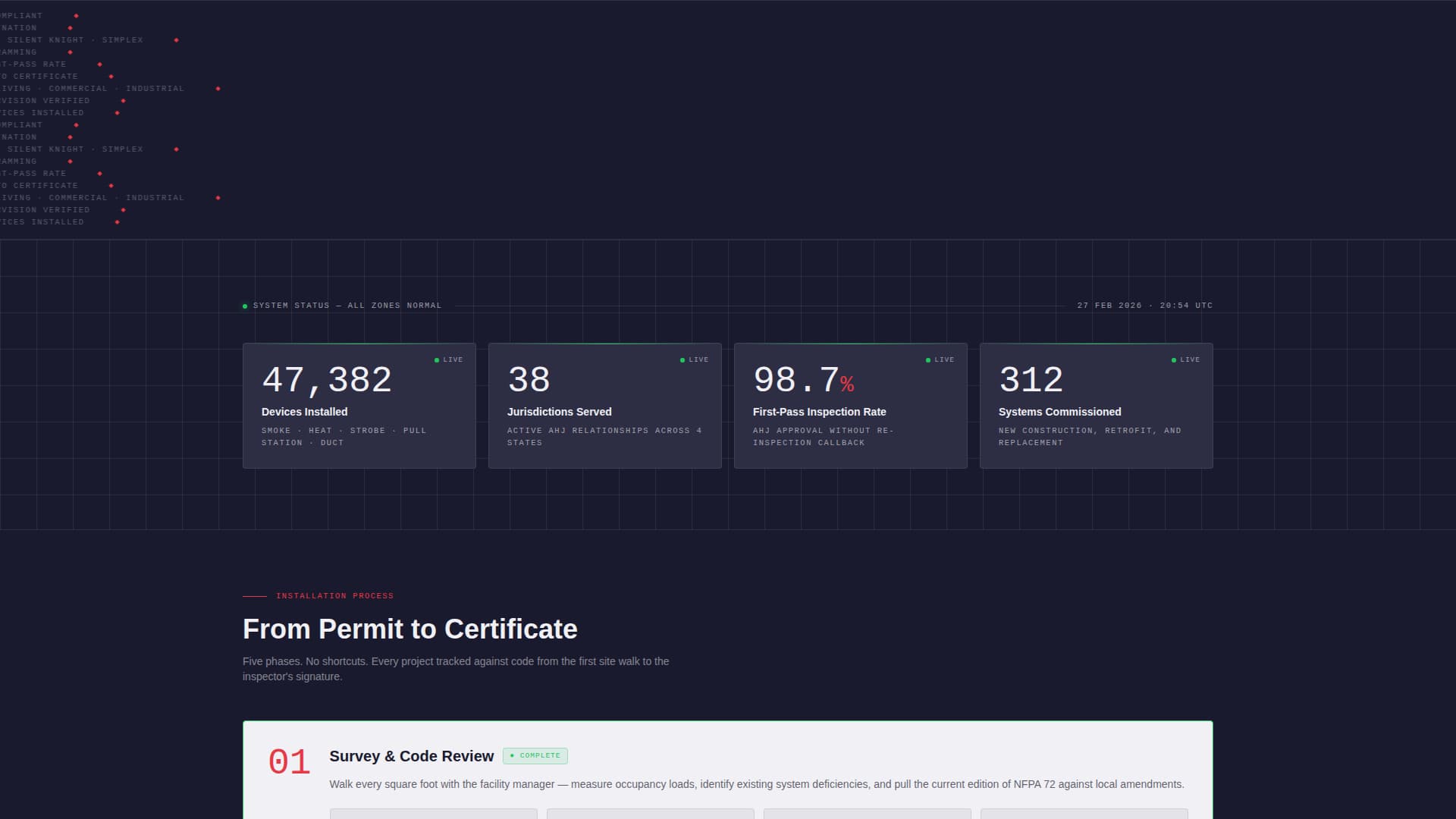 Signal - Verified Firealarm Landing Page Template