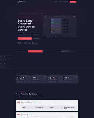 Signal - Verified Firealarm Landing Page Template