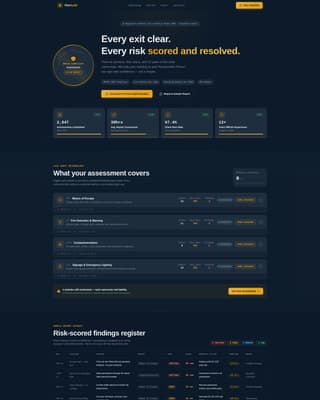 Fireaudit - Authoritative Compliance Landing Page Template