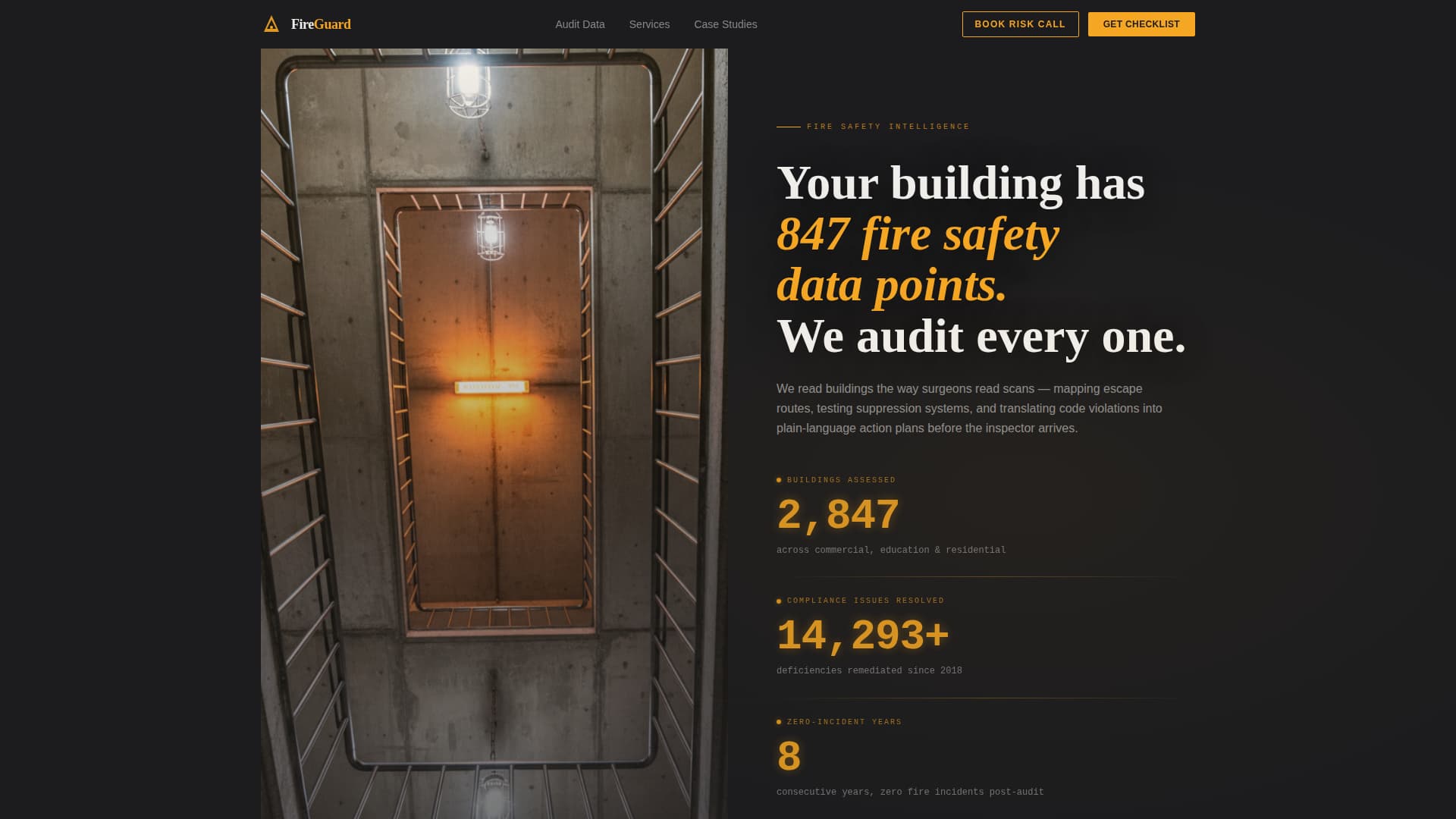 Comply - Authoritative Firesafety Landing Page Template