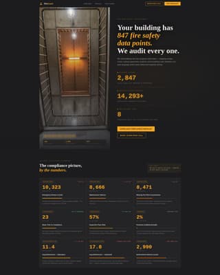 Comply - Authoritative Firesafety Landing Page Template