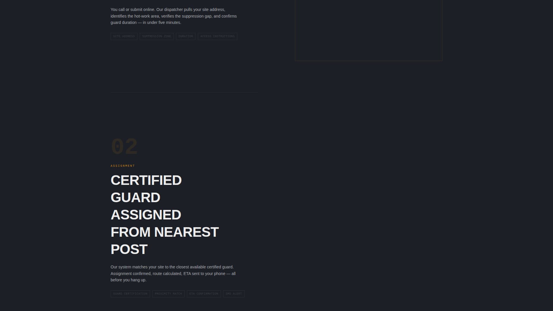 Sentry - Rapid Firewatch Landing Page Template