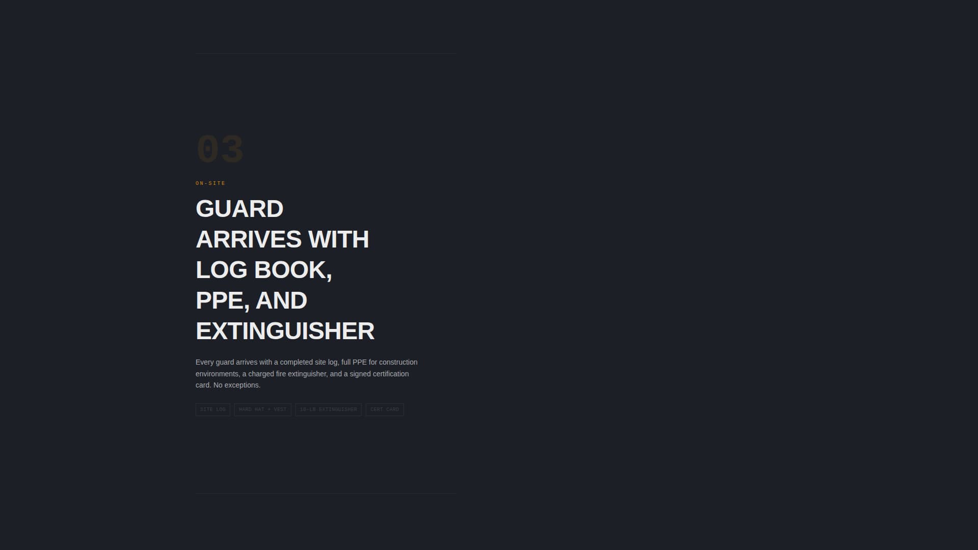 Sentry - Rapid Firewatch Landing Page Template