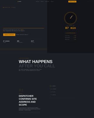Sentry - Rapid Firewatch Landing Page Template