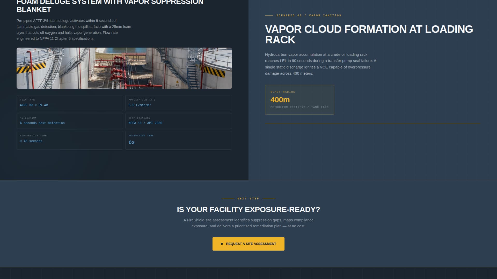 Comply - Precision Fireprotection Landing Page Template