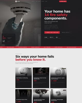Aegis - Trusted Firesafety Landing Page Template
