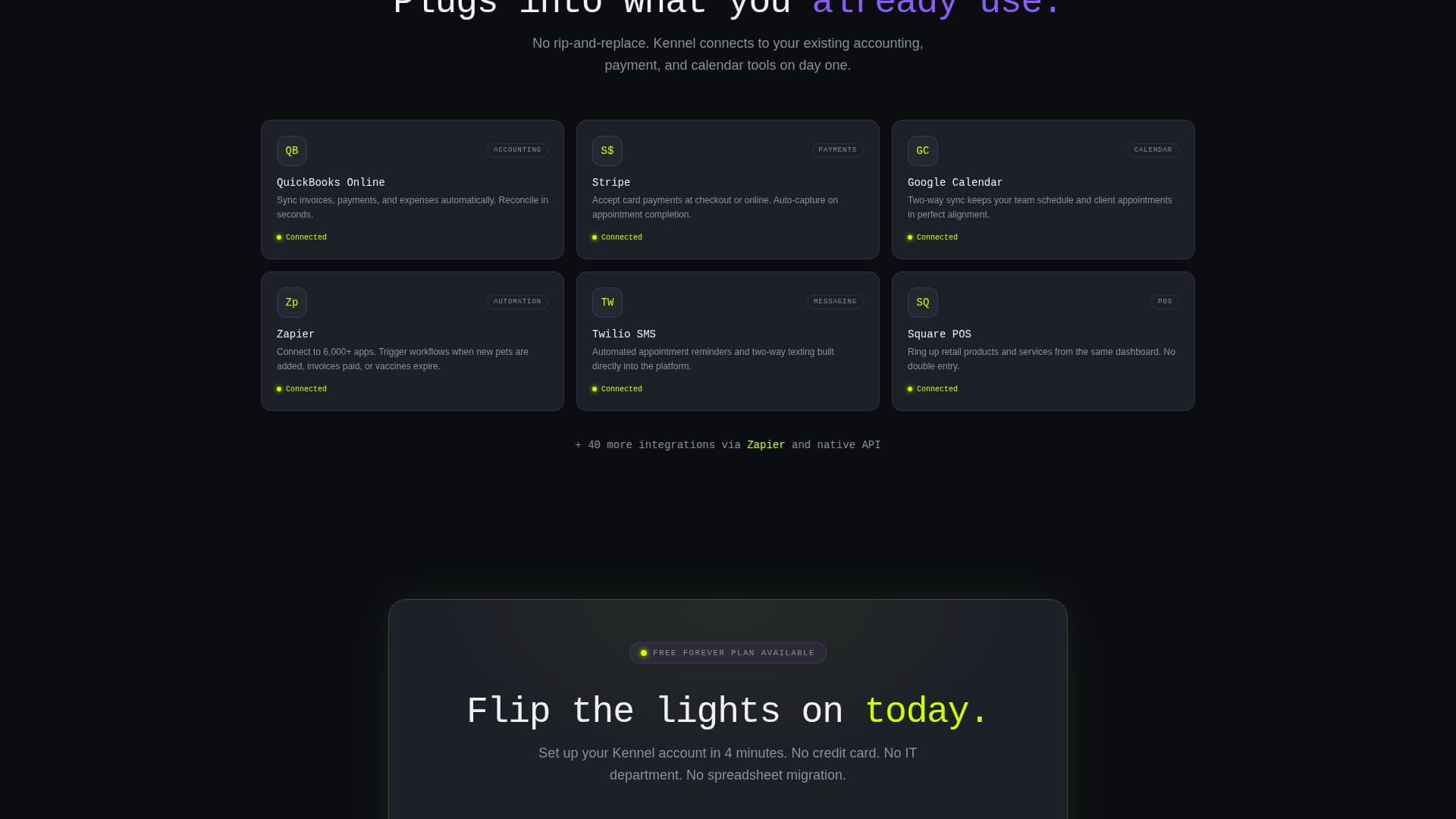 Kennel - Powerful Petcare Landing Page Template