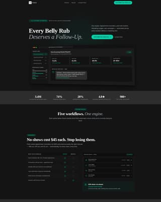 Fetch - Automated Petcare Landing Page Template