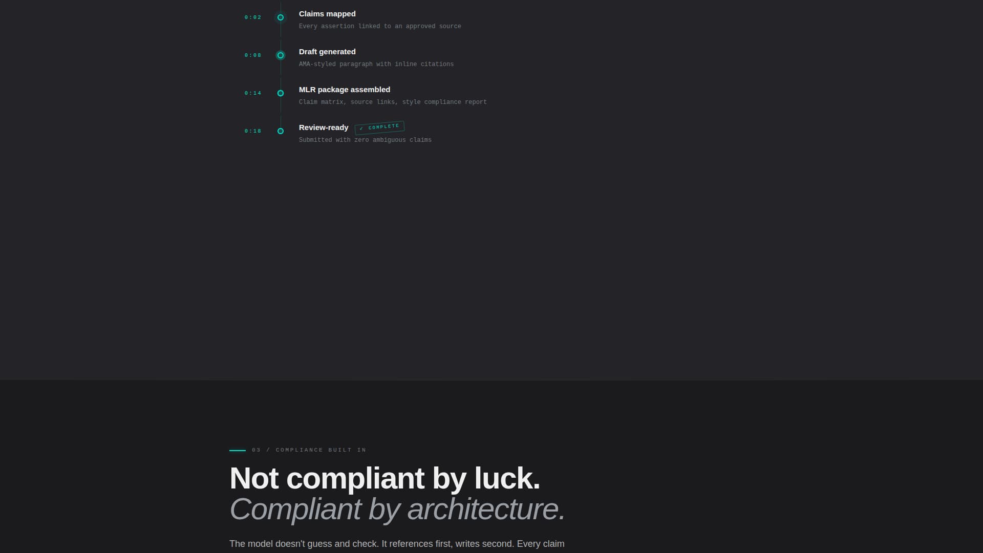 Remedy — Compliant Pharmaceutical Solutions Landing Page Template