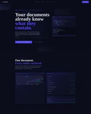 Synapse - Intelligent Pharmaceutical Landing Page Template
