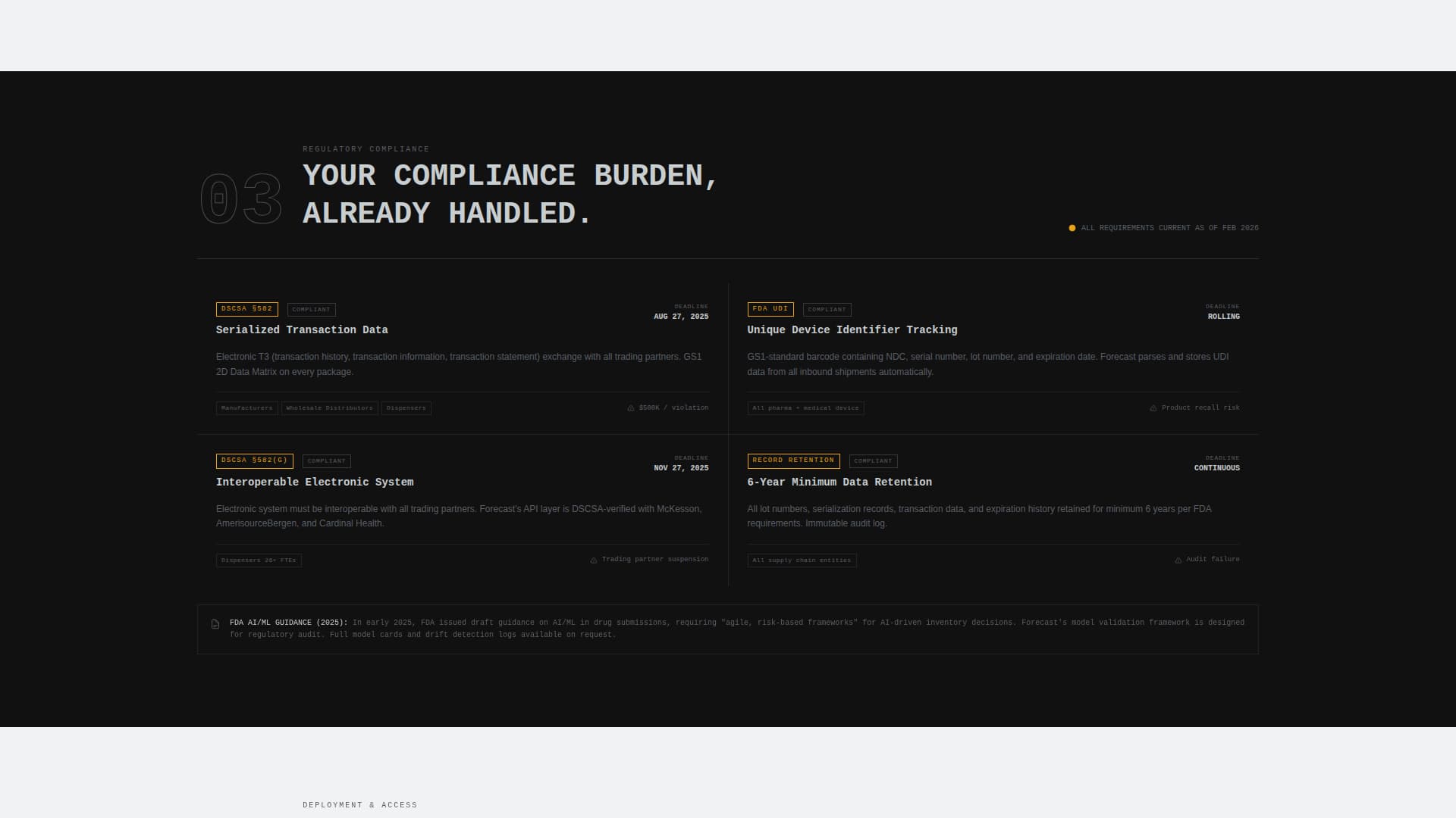 Forecast - Precision Pharmaceutical Landing Page Template